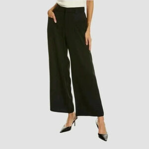 Area Stars Wide Leg High Rise Slacks Black XS